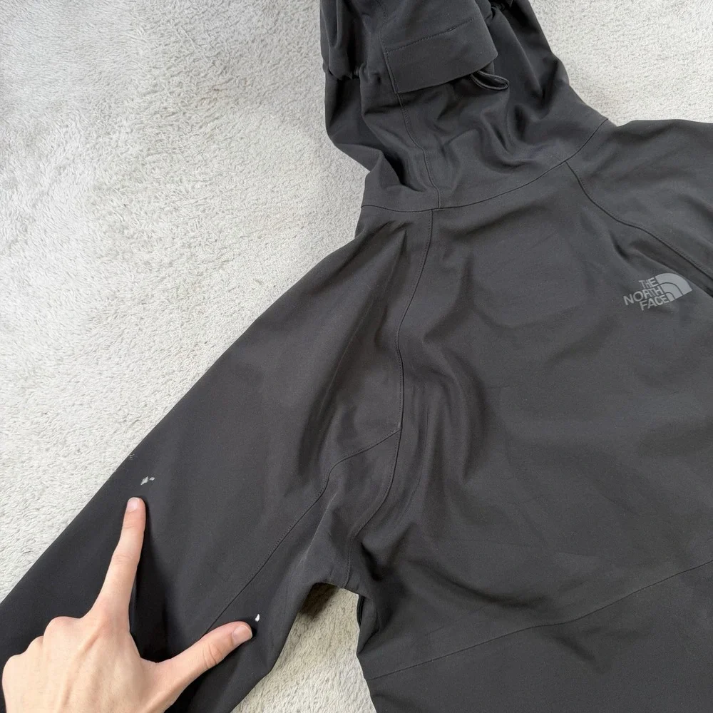 The North Face Jacket Mens Large Black Apex Flex Goretex Outdoor Waterproof Zip